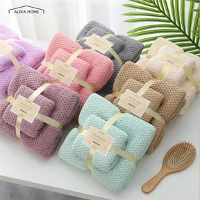 Coral Fleece Towel Sets