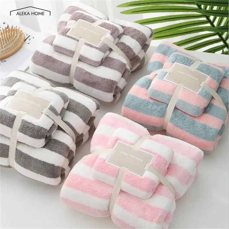 Coral Fleece Towel Sets