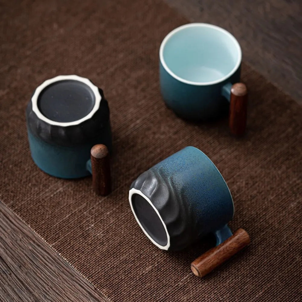 Coffee Lovers Rejoice: Handcrafted Ceramic Gradient Glaze Cup