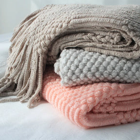 Cozy Up with Our Luxurious Boho Bed Blanket - Perfect for a Dreamy Night's Sleep!