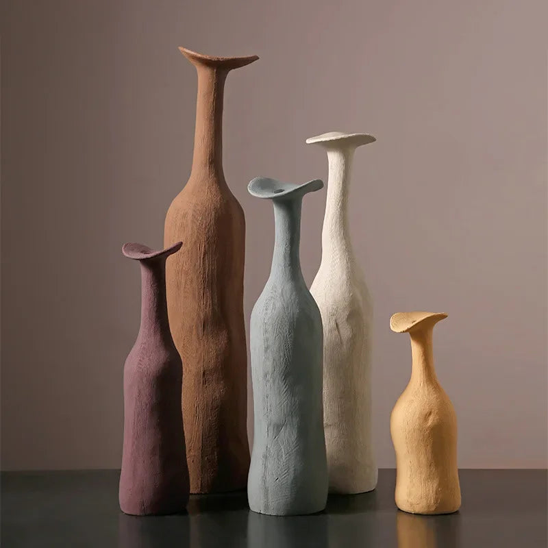 Modern Home Decoration Morandi Color Vase