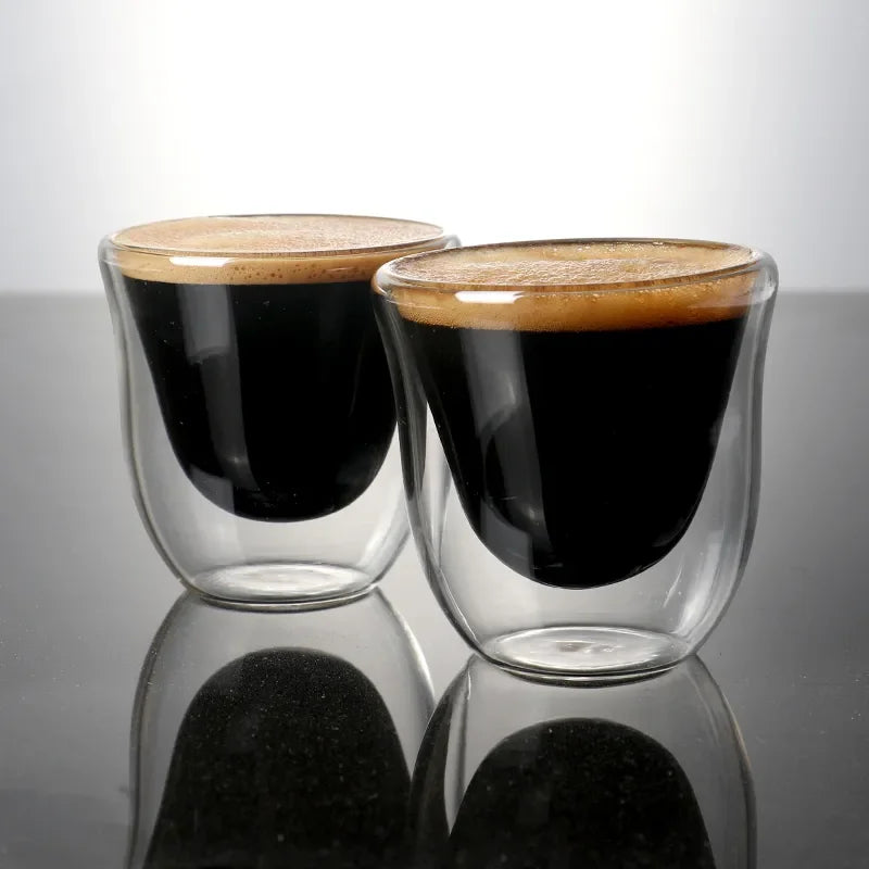 Upgrade Your Coffee Experience with Our Double Wall Glass Cup!