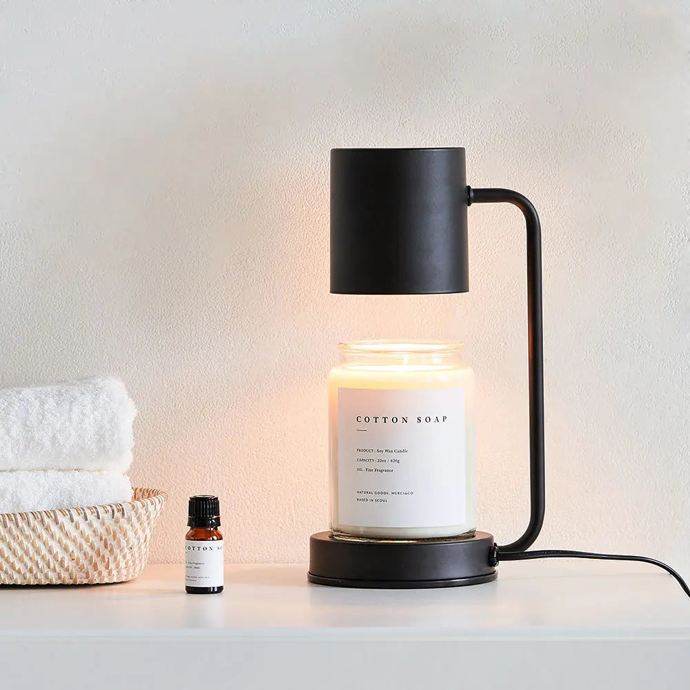 Aromatherapy Candle Table Lamp with Timer and Dimmer