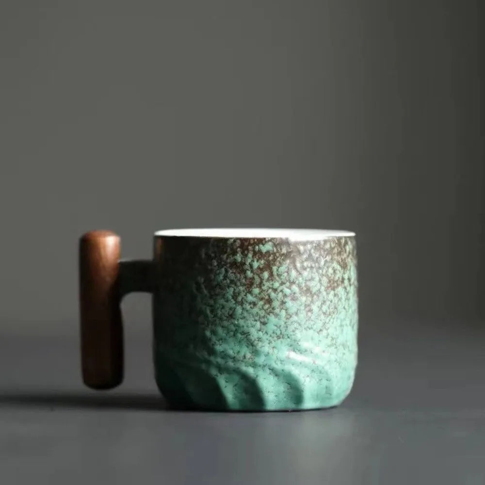 Coffee Lovers Rejoice: Handcrafted Ceramic Gradient Glaze Cup