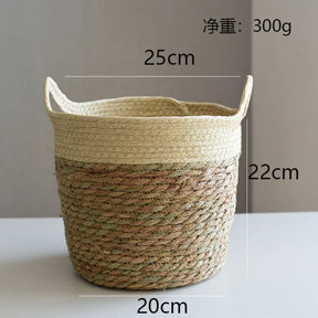 Natura Straw Storage Basket