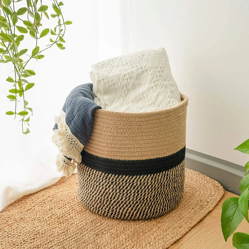 Handmade Cotton Rope Baskets