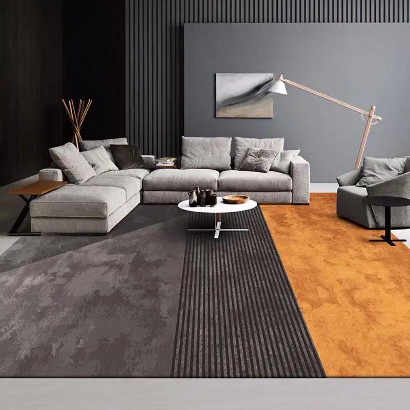 Light Luxury Splashing Ink Living Room Large Area Carpet